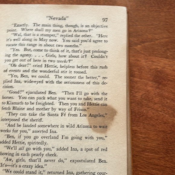 Antique Zane Gray Nevada 1928 copy - Picture 7 of 8